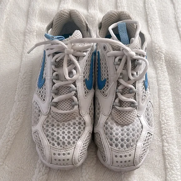 Nike women’s Air Zoom Spiridon Cage 2 'White University Blue' - Picture 4 of 7
